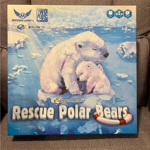 Rescue Polar Bears Family Board Game - - Blue